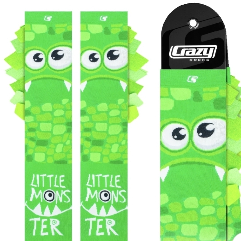 Green Monster Kids Socks